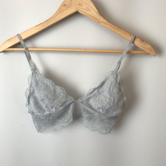 NWOT Brandy Melville Verona Teal Lace Bralette OS - Picture 2 of 7